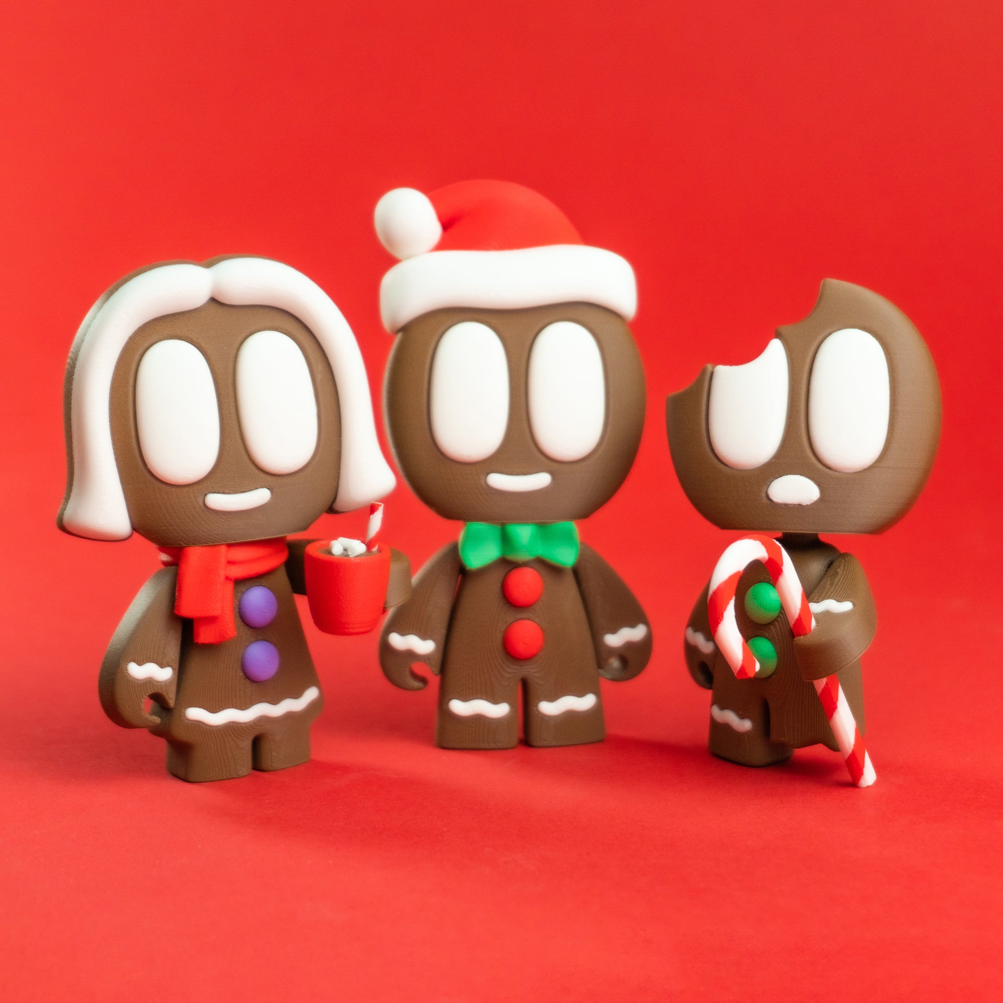 Familia de figuras Gingerbread - Muñecos de jenjibre