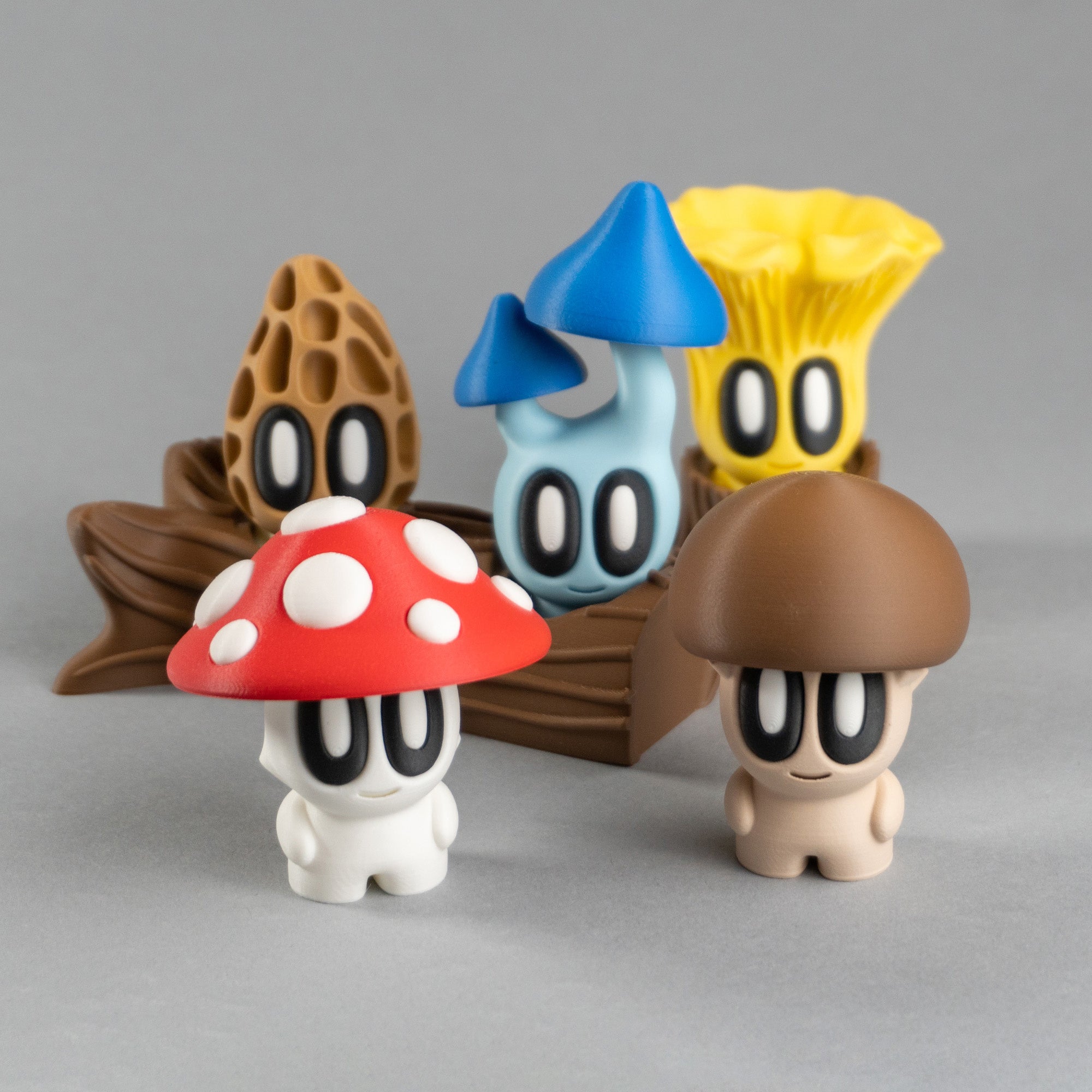Blob Mushrooms Family | Familia de Setas