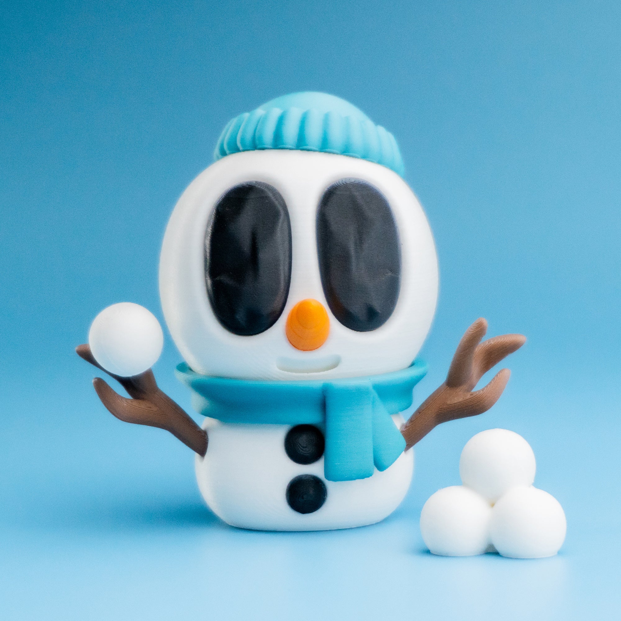 Snowman Gorro Azul