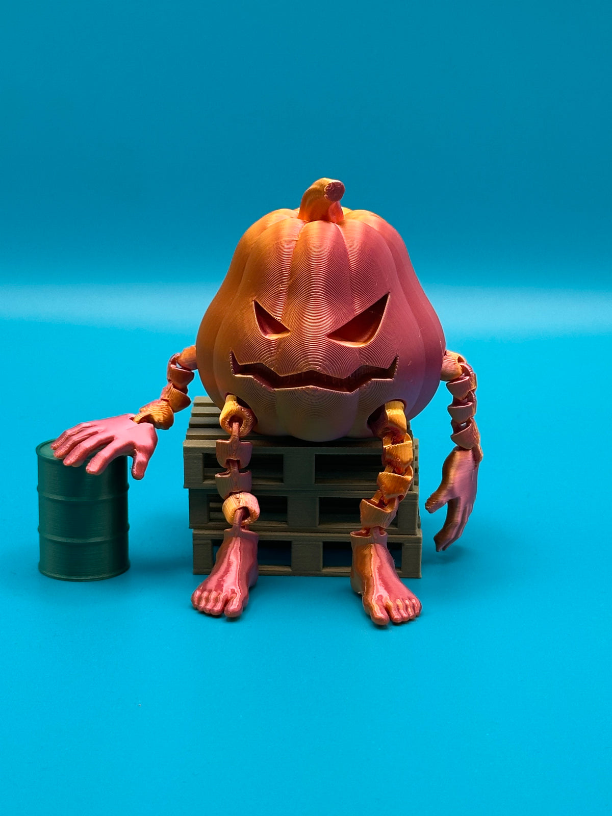 Trio de calabazas de Halloween