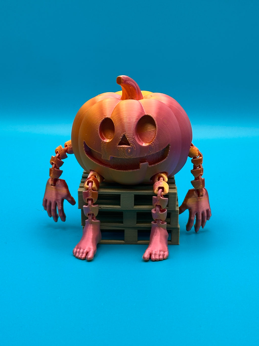 Trio de calabazas de Halloween