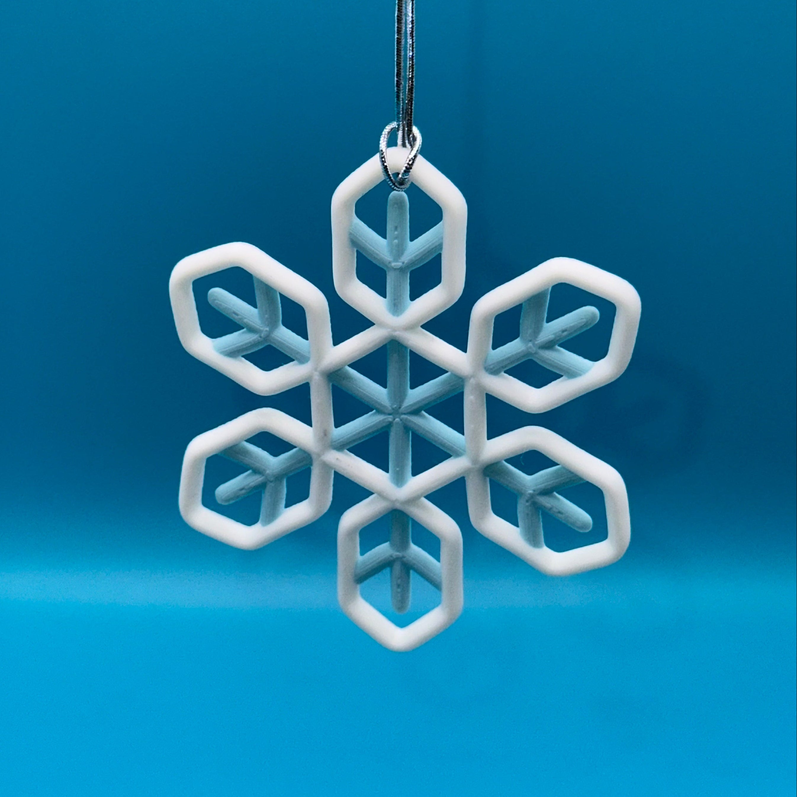 Flake 3 - Blob SnowFlakes - Copos de nieve para colgar.