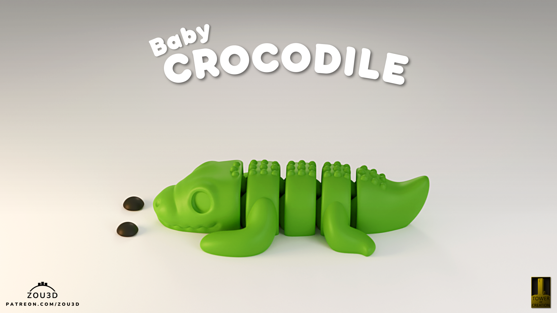 Baby Crocodile / Bebé Cocodrilo