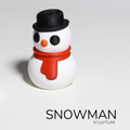 Snowman Sculpture / Muñeco de nieve Escultura