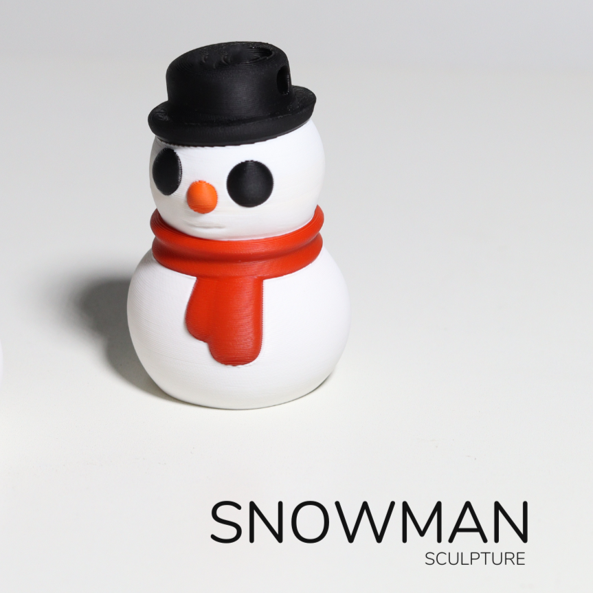 Snowman Sculpture / Muñeco de nieve Escultura