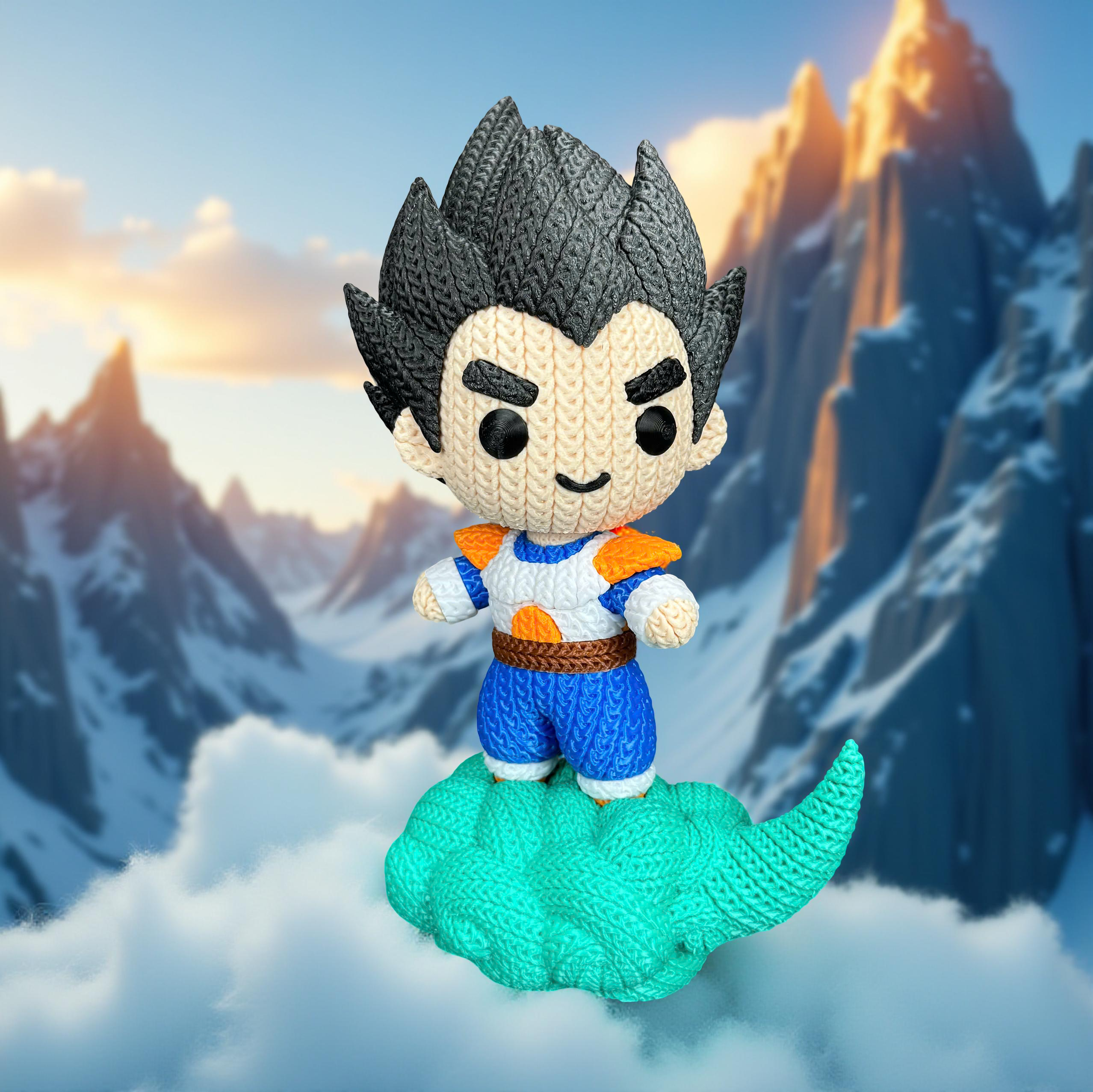 Vegeta estilo crochet